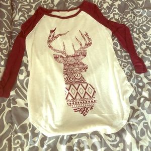 Deer 3/4 length boutique top